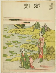 Hamamatsu, a "Tokaido ötvenhárom állomása (Tokaido gojusan tsugi)" sorozatból