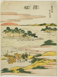 Maisaka, a "Tokaido ötvenhárom állomása (Tokaido gojusan tsugi)" sorozatból