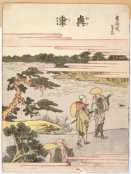 Okitsu (színes fatömb nyomat)