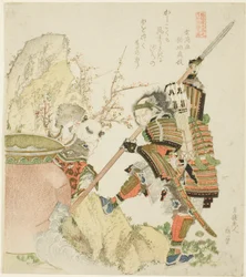 Sima Guang és Shibata Katsuie, az "Öt testvérkép Kínáról és Japánról a Zakurogaki csoport számára (Zakurogaki-ren goban no uchi wakan e-kyodai)" sorozatból.