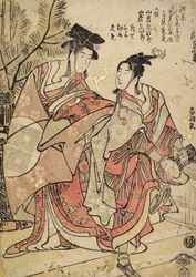 Az első hónap, Manzai táncosok, c. 1793