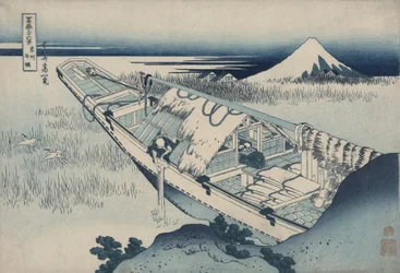 Ushibori a Hitachi tartományban, a „A Fuji-hegy harminchat látképe” című sorozatból