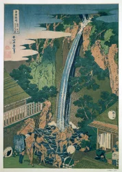 Roben-vízesés, Oyama, Japán, 1827