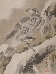Eagle Holding Small Bird, kb. 1887.