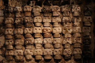Greatest Aztecs, MM7677, Mexikóváros, Mexikó, Templo Mayor Múzeum, helyszíni fotók, Tzom..., 2008 (fénykép)