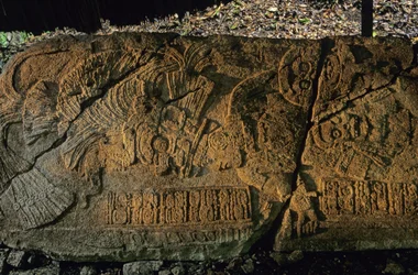 Guatemala; Maya; Aguateca, Kőemlékmű Tan Te