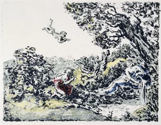 Tájképalbum: La Source, 1900 (színes litográfia)
