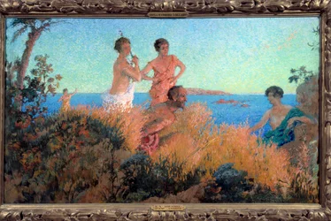 Xavier Roussel Ker ókori jelenetfestménye (1867-1944)