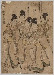 Hangszeres fiatal nők, 1787-1867.