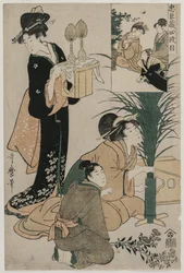 Chushingura: A hűség tárháza IV. felvonása, 1790-es évek vége.