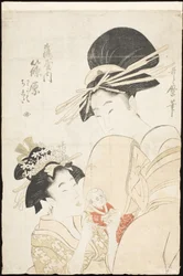 Shinohara a Tsuruya házból, Wakaba és Chieda kamurókkal