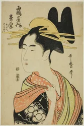 A Tsuruya Arihara udvarhölgye, valamint Aoe és Sekiya gyermekkísérők (Tsuruya uchi Arihara, Aoe, Sekiya), az udvarhölgyek cím nélküli sorozatából