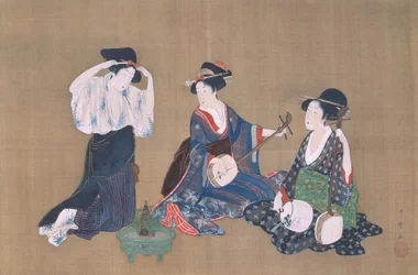Három szépség, 1790 körül