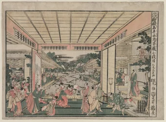 Chushingura: VII. felvonás (A hűség kincsesházához készült Perspektivikus képek sorozatból)