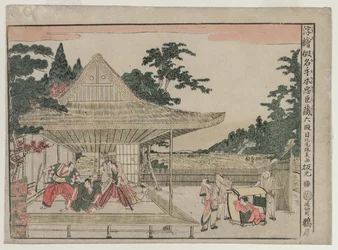 Chushingura: VI. felvonás a Perspektivikus képek sorozatból a The Treasure House of Loyalty c. 179