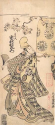 A színész Ichimza Uzaemon IX, 1769 elején.