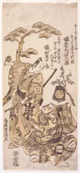 Two Warriors (színes fatömb nyomat)