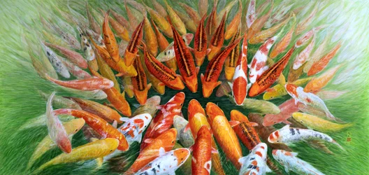 Konfrontáció, 2012 (keleti gouache rizspapíron)