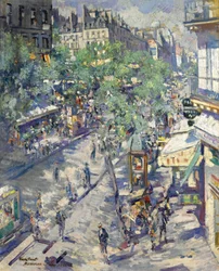 A párizsi Boulevard de Sébastopol, 1923
