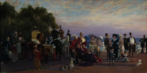 A Strelka-sziget nyárjában, 1870-es évek