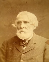 Ivan Szergejevics Turgenyev (Szerguejevics Tourgueniev) (1818-1883) szerző portréja. Albumin Fotó: Konstantin Schapiro (1839-1900)