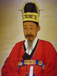 Yi Haeung (vagy „Shibaek”) portréja