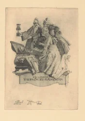 Ex libris van Sándor Turóczi Ex libris Turóczi Sándor (title on object)