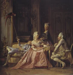 Jelenet a dán VII. Christian udvarából