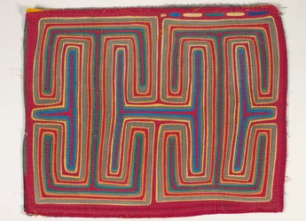 Shirt Panel (mola), 1950 körül (rátétes pamut)