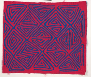 Shirt Panel (mola), 1950 körül (rátétes pamut)