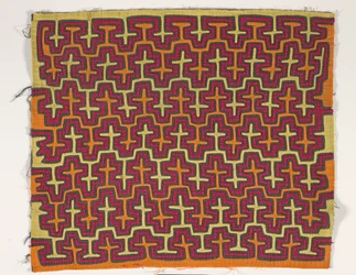 Shirt Panel (mola), 1950 körül (rátétes pamut)