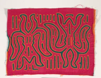 Shirt Panel (mola), 1950 körül (rátétes pamut)