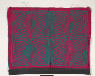 Shirt Panel (mola), 1950 körül (rátétes pamut)