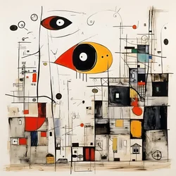Joan Miró szürreális illusztrációi. 3
