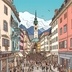 innsbruck, rajzfilm 2