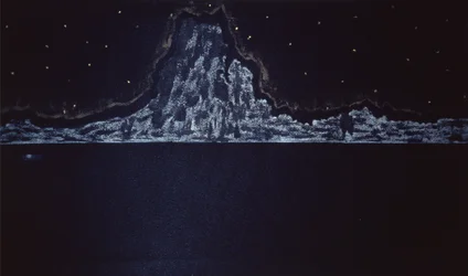 Éjféli kitörés, 2004 (akvarell, papír)