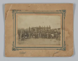 Fénykép az integrált amerikai expedíciós erőkről Franciaországban, 1917-1919.