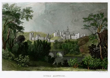 Alnwick kastély, Northumberland, 18-19. század.
