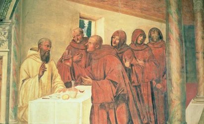 úrvacsoravétel, Szent Benedek életéből