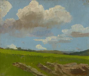 Táj felhőkkel, 1890-1910