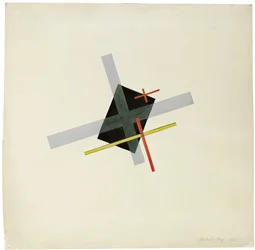 Kollázs fekete középponttal, 1922