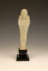 Imhotep Shabti, ie 380-342 (fajansz és zöld máz)