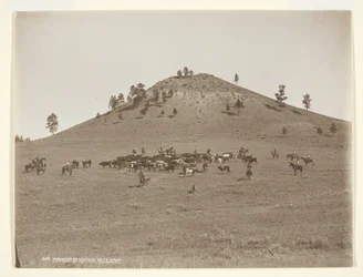 Dolgozni egy kis csomót a dombok között, c. 1900.