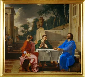 Az emmauszi vacsora (festmény vászonra)