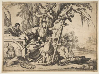 Szent Család a kígyóra lépő Krisztus-gyermekkel, 1639.