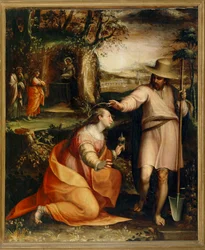 Krisztus megjelenik Szent Mária Magdalénának - Noli me tangere ... (festmény, vászon)