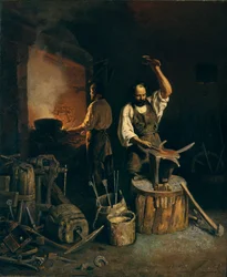 A kovácsműhely, 1845