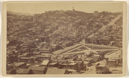 Russian Hill a Telegraph Hillről, San Francisco.