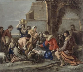 Le Nain - A pásztorok imádása, 1644