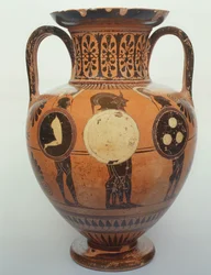 Fekete alakos amfora, ie 515-490 (kerámia)